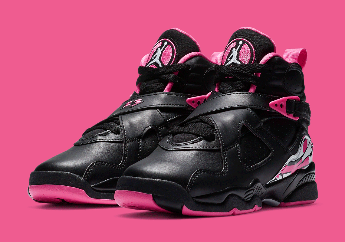 A Grade School Air Jordan 8 Is Arriving In “Pinksicle”