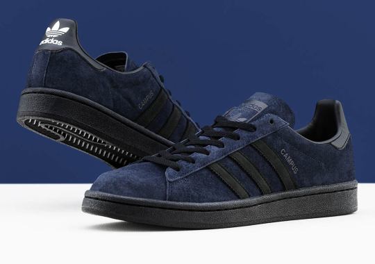 KICKS LAB Employs Premium Navy Suede On Their adidas Campus Collaboration