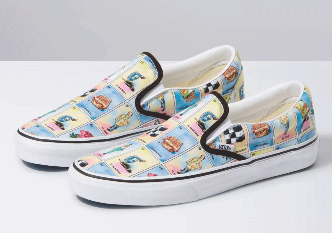 Los Vans Slip On Loteria