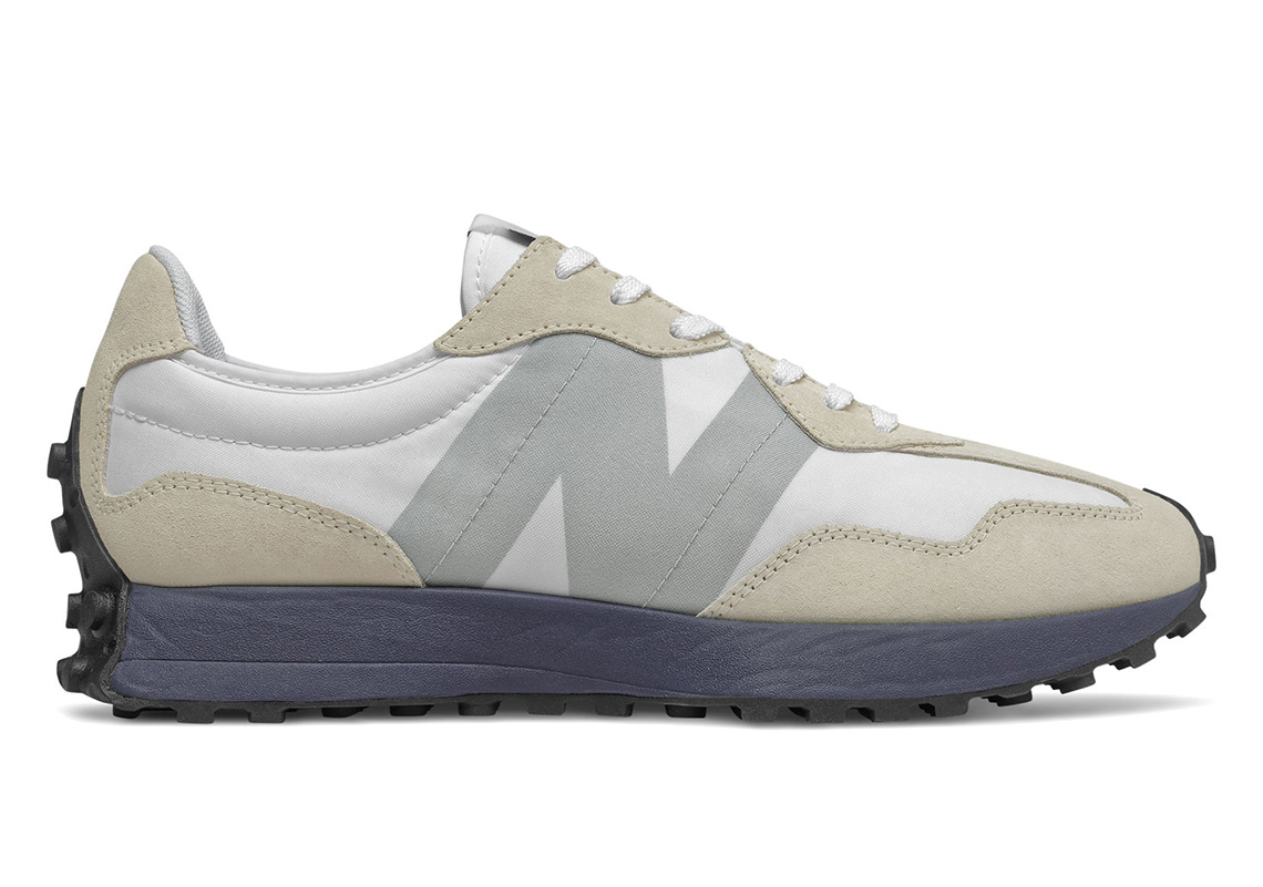 New Balance Adds Navy Soles To A Neutral 327 Colorway