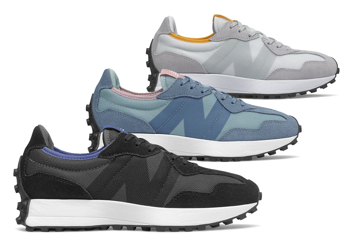 Three Suede And Mesh Builds Of The New Balance 327 Are Coming Soon For Women