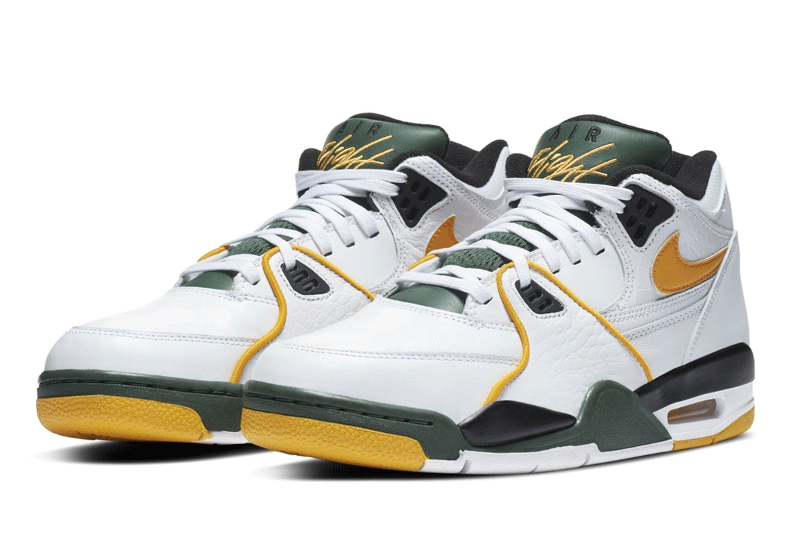 Nike Air Flight 89 Yellow Green 1