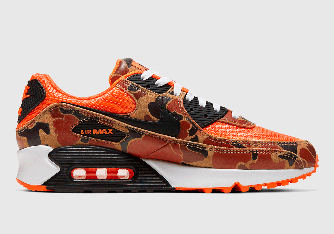 Nike Air Max 90 Orange Camo Cw4039 800 2