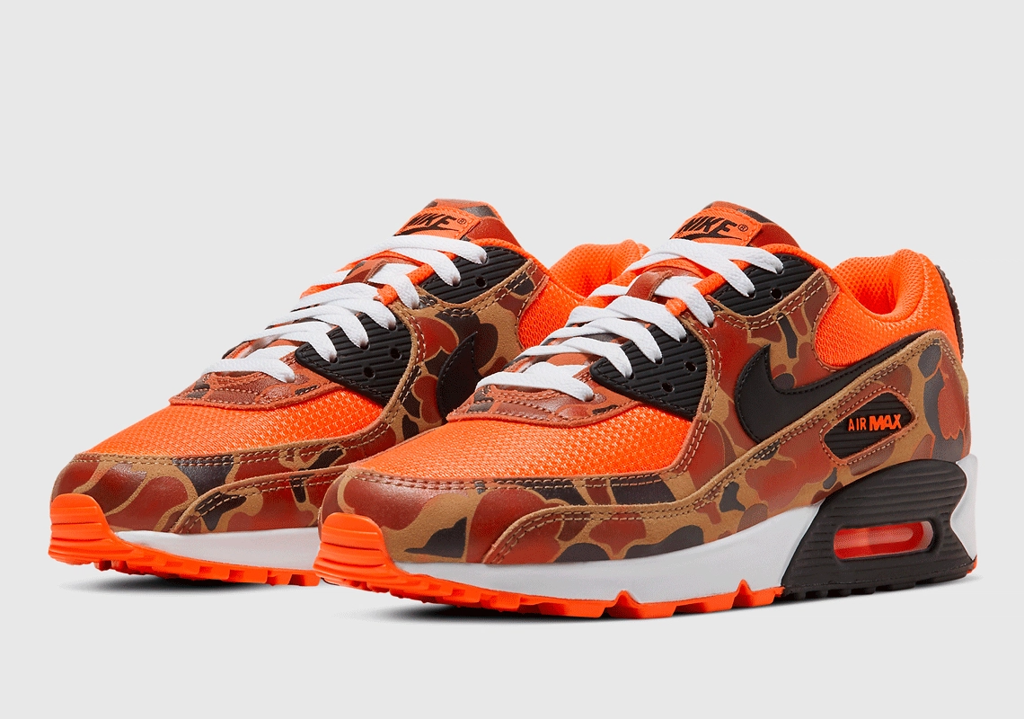 Nike Air Max 90 Orange Camo Cw4039 800 6