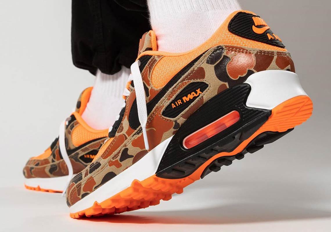 Nike Air Max 90 Orange Duck Camo Release Reminder 2