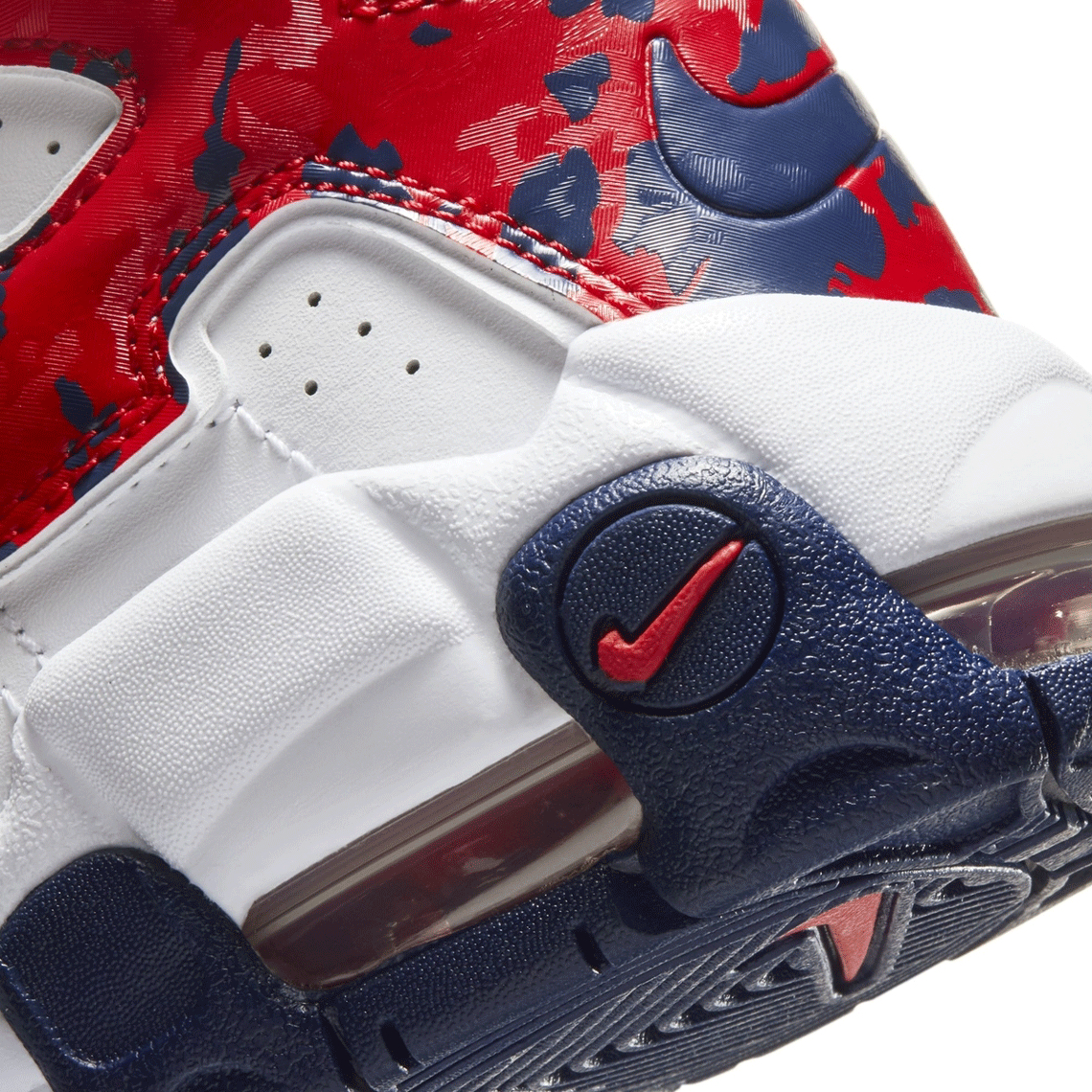 Nike Air More Uptempo Ps White Red Blue 2 1