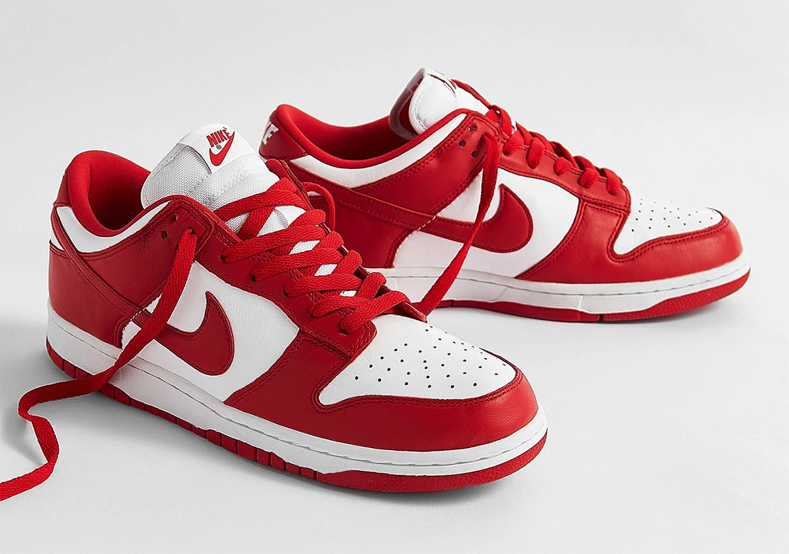 Where To Buy The Nike Dunk Low "University Red"