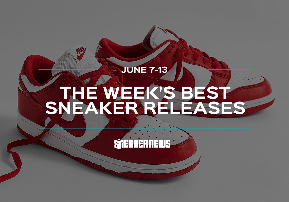 The "University Red" Dunk Low Leads This Week's Best Sneaker Releases