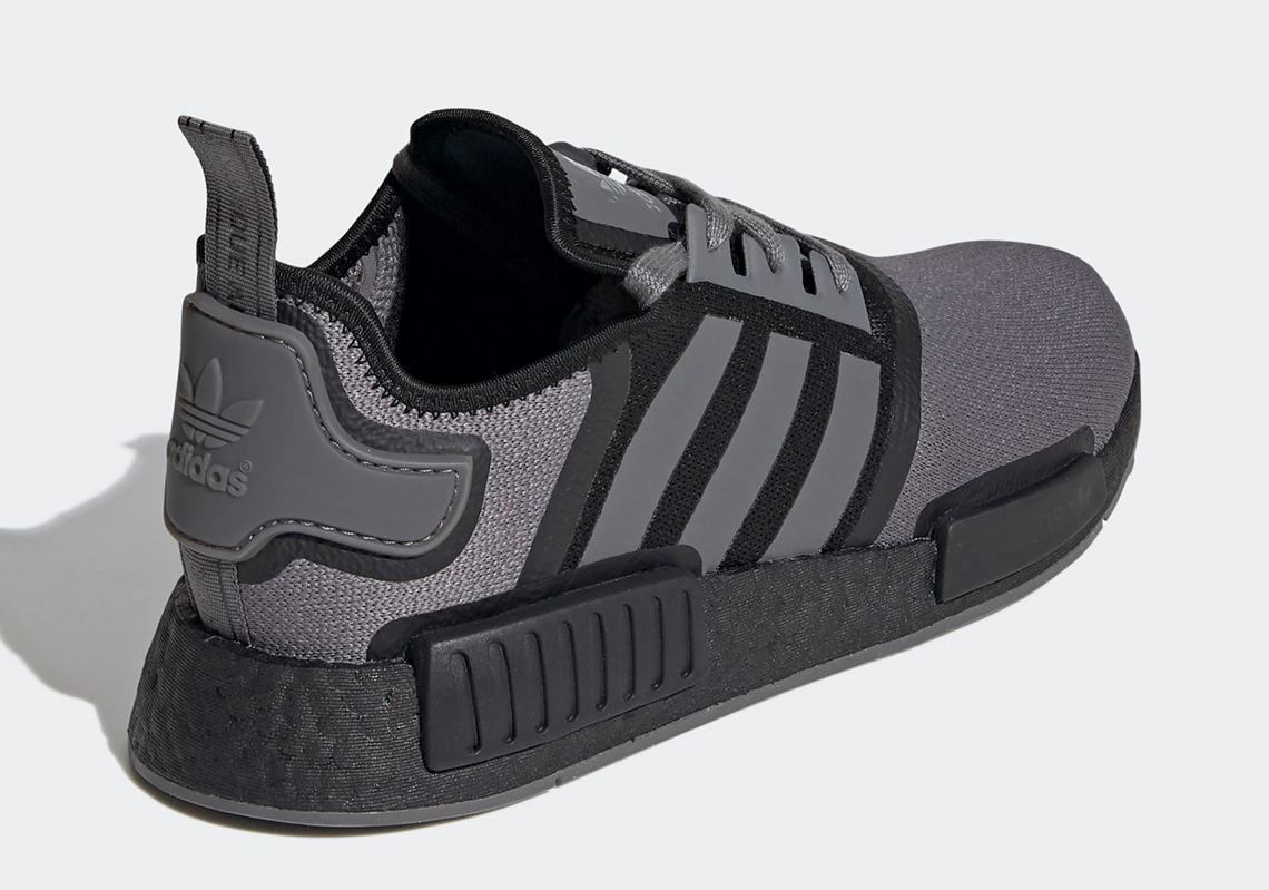 Adidas Nmd R1 Black Grey Fv1733 2