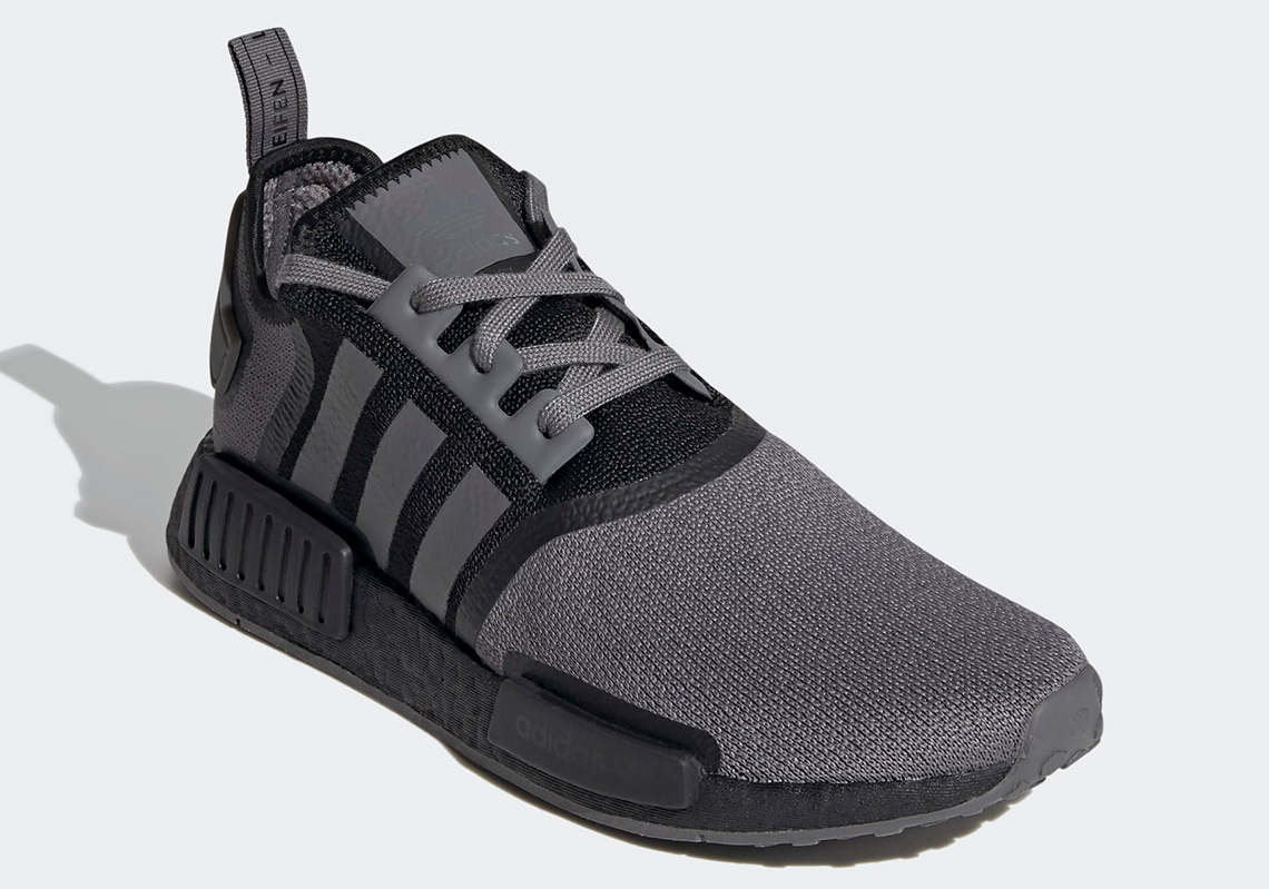 Adidas Nmd R1 Black Grey Fv1733 3