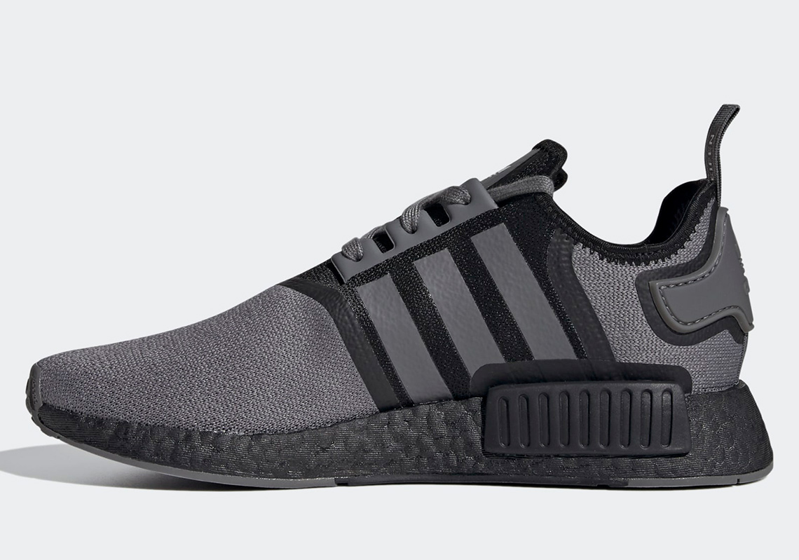 Adidas Nmd R1 Black Grey Fv1733 4