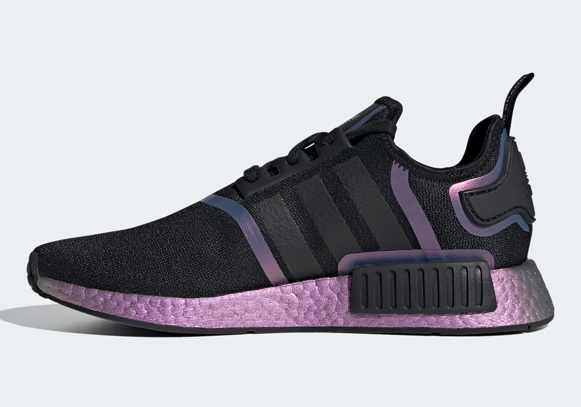 Adidas Nmd R1 Black Purple Fv8732 0