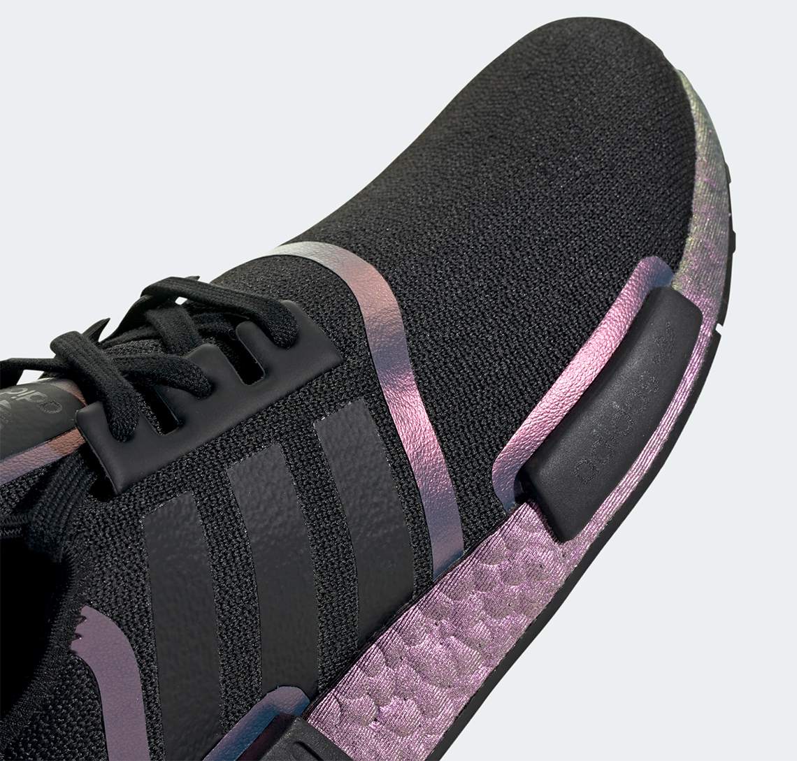 Adidas Nmd R1 Black Purple Fv8732 8