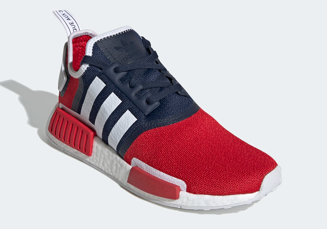 Adidas Nmd R1 Navy Red Fv1734 6