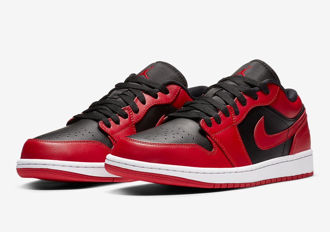 Detailed Look At The Air Jordan 1 Low "Varsity Red"