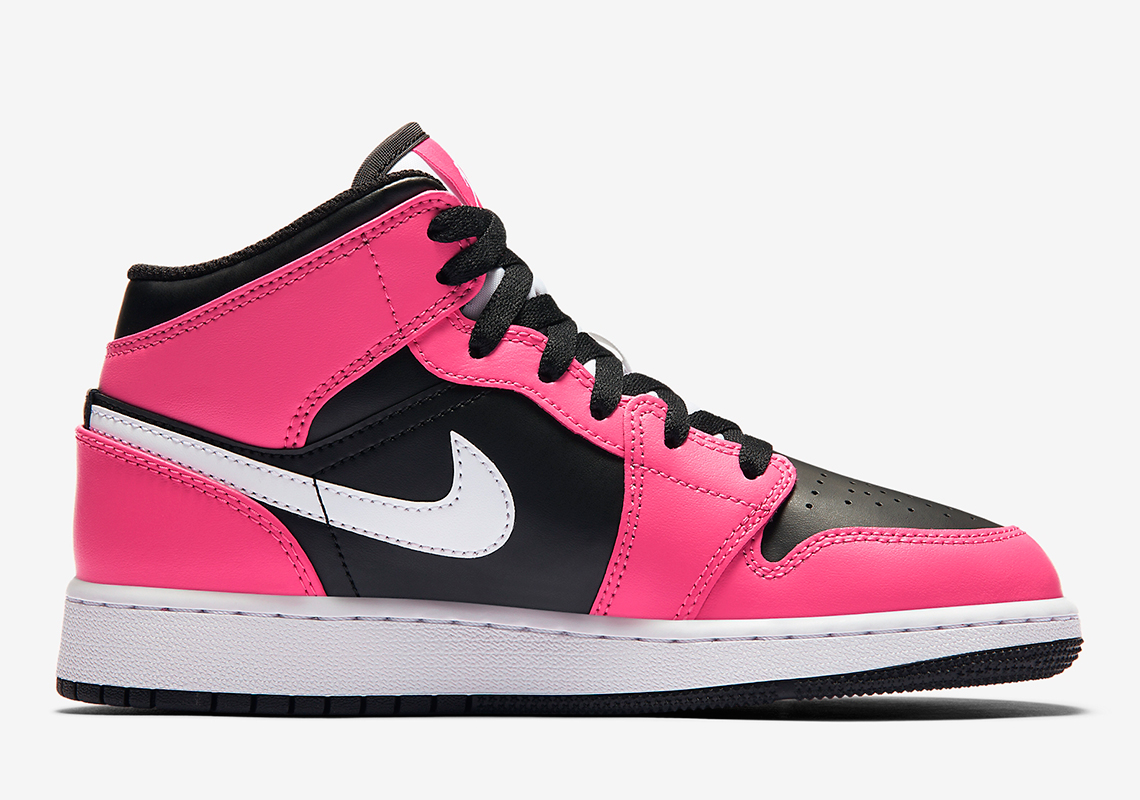 Air Jordan 1 Mid Gs 555112 002 Pinksicle 3