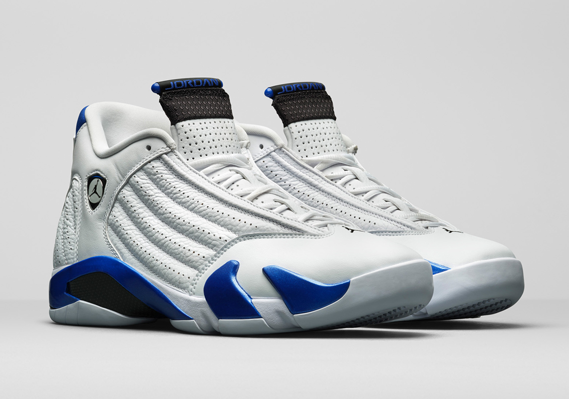 Air Jordan 14 Retro White Royal 487471 104 3