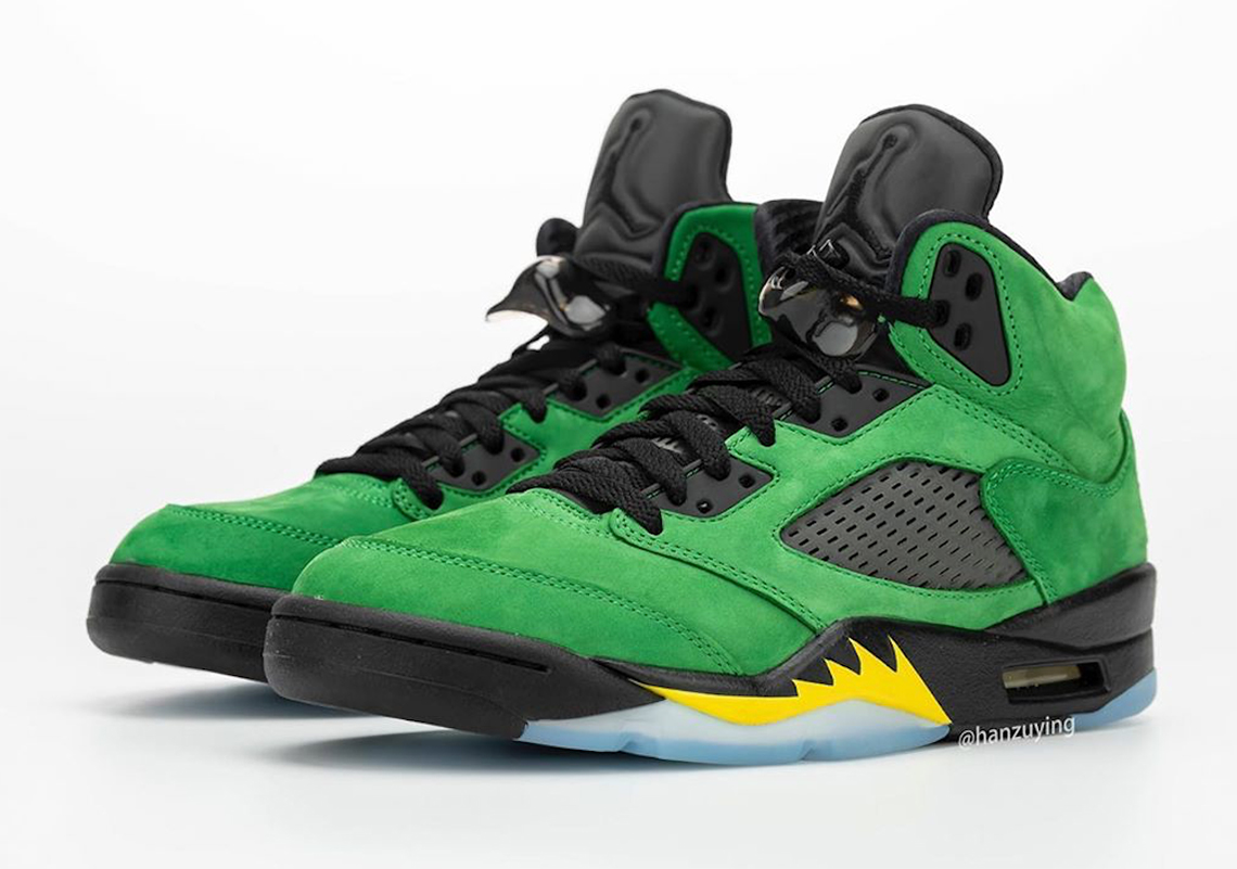 Detailed Look At The Air Jordan 5 "Oregon"