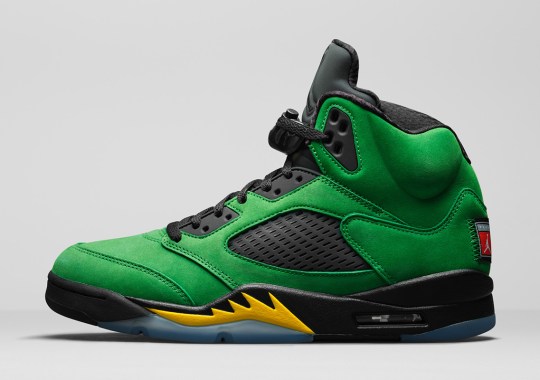 College-Themed Air Jordan 5 Retros Return With Oregon Ducks-Inspired Colorway