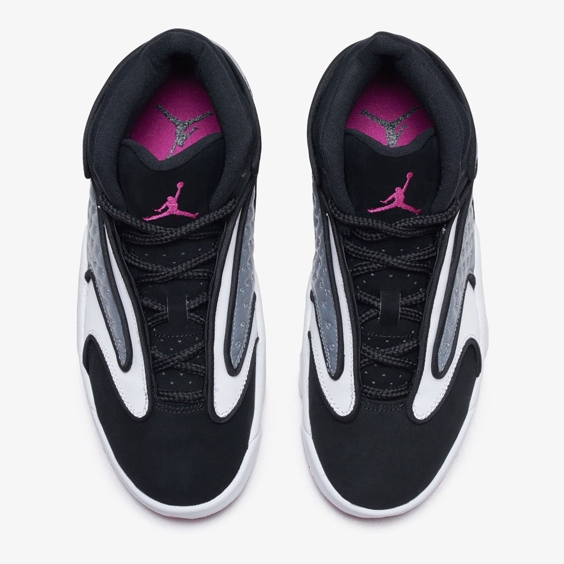 Air Jordan Womens Og Black White Fushcia 3