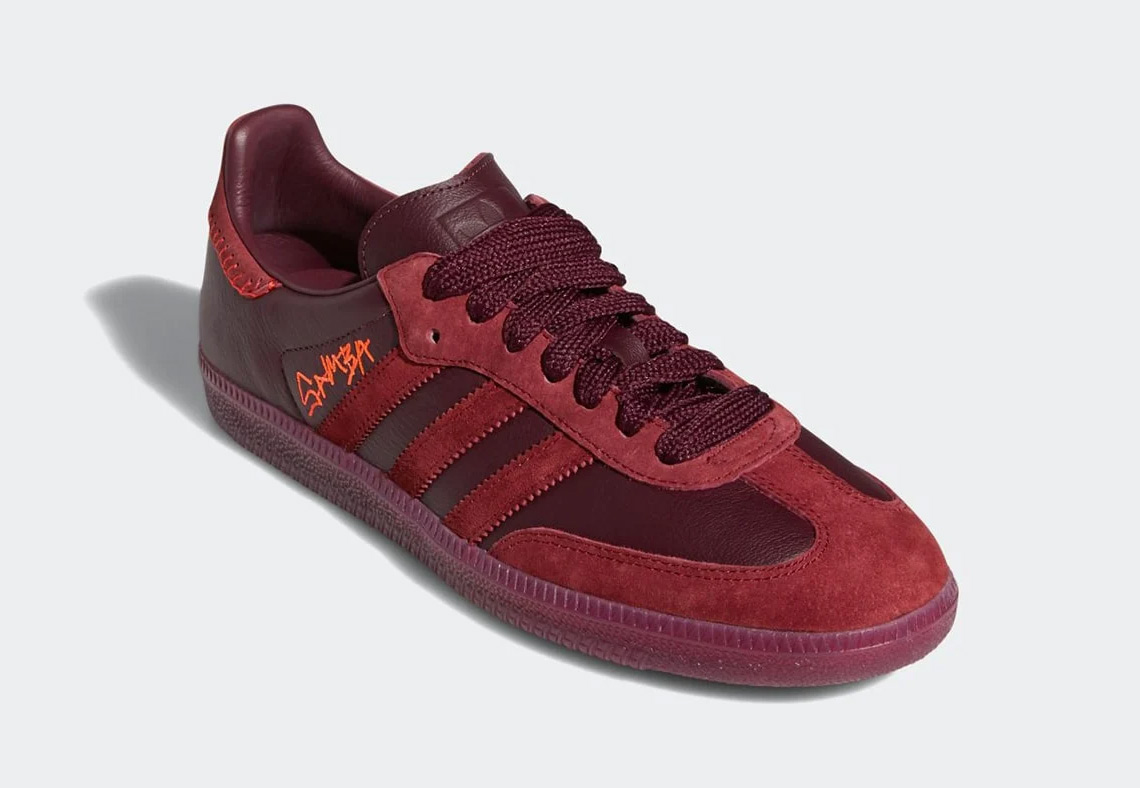 Jonah Hill Adidas Samba Burgundy Fw7456 3