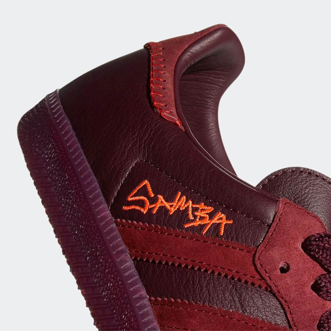 Jonah Hill Adidas Samba Burgundy Fw7456 4