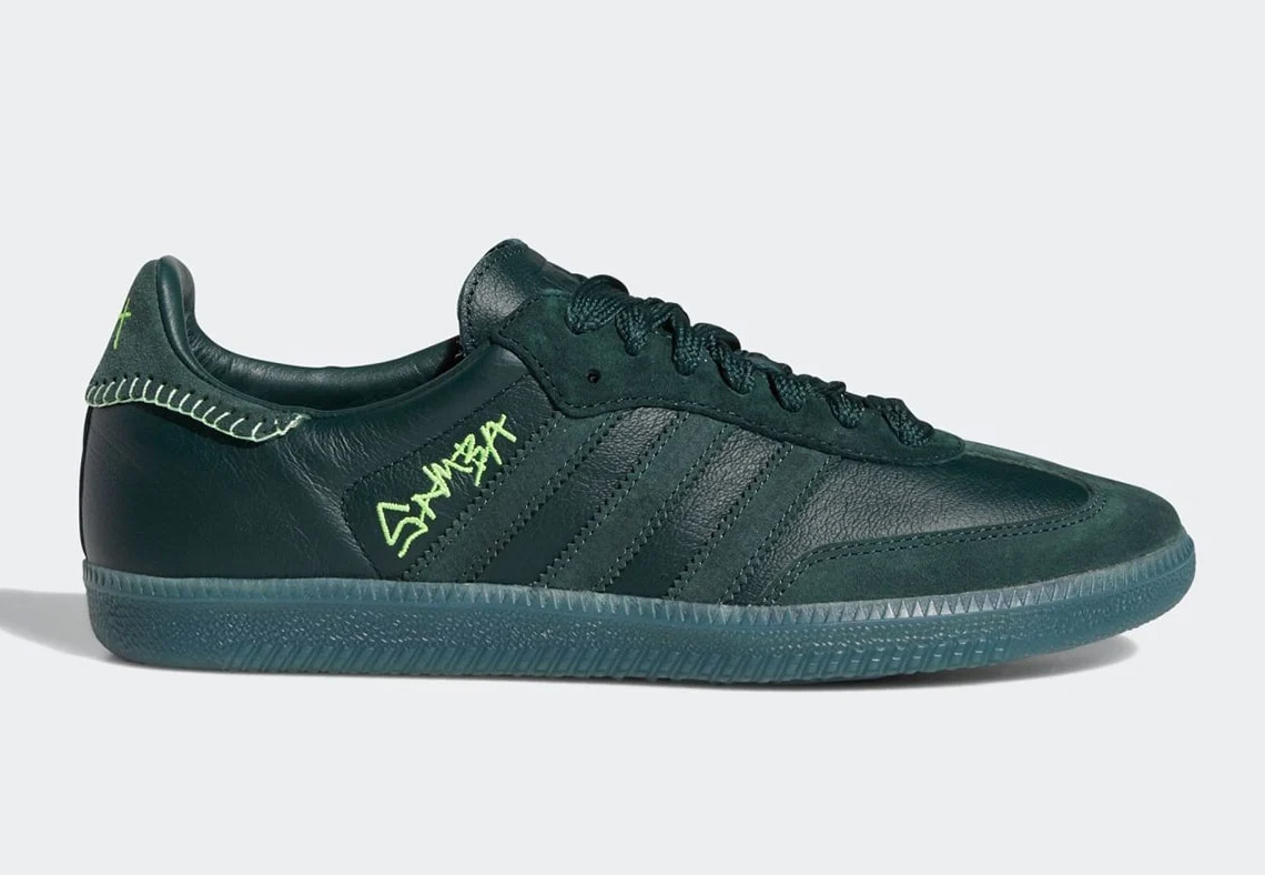 Jonah Hill Adidas Samba Green Fw7458 2