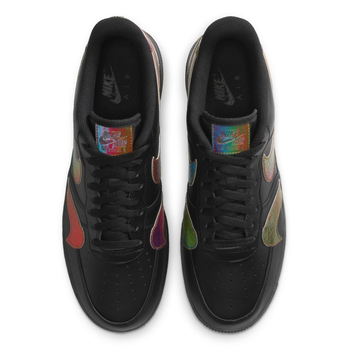 Nike Air Force 1 Black Multi Color 3