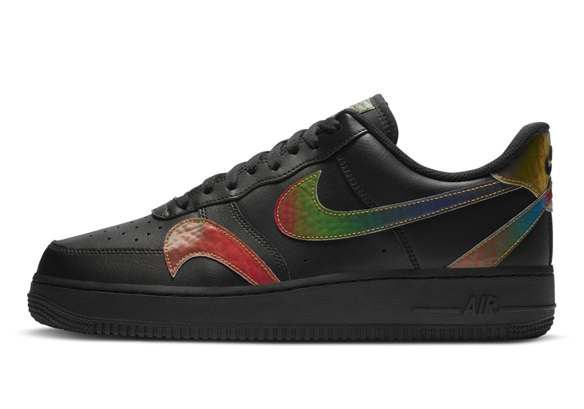 Nike Air Force 1 Black Multi Color 4