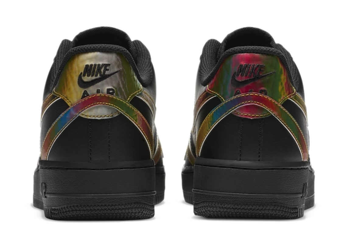 Nike Air Force 1 Black Multi Color 6