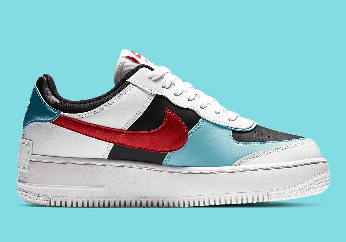 Nike Air Force 1 Shadow White Red Da4291 100 3