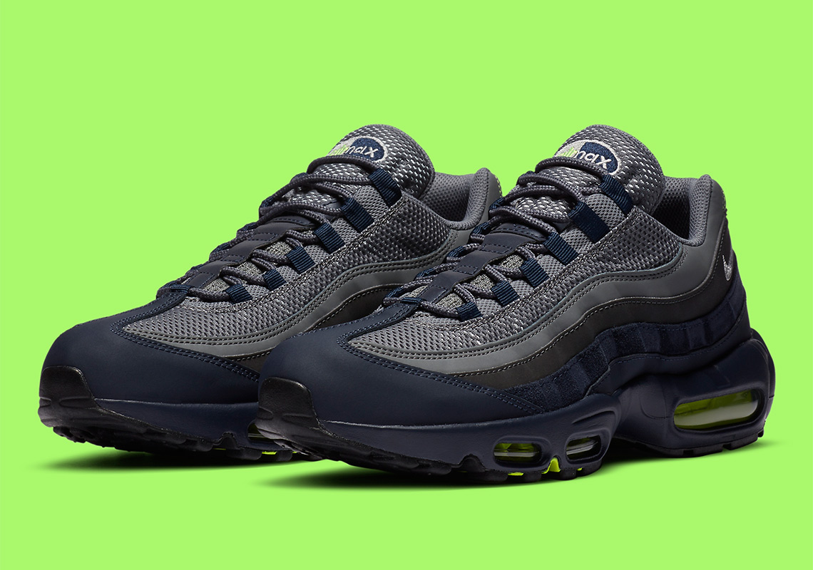 Nike Air Max 95 Black Grey Volt Da1504 400 5