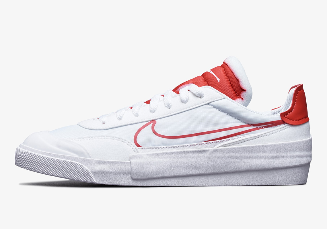 Nike Drop Type White University Red Cq0989 103 1