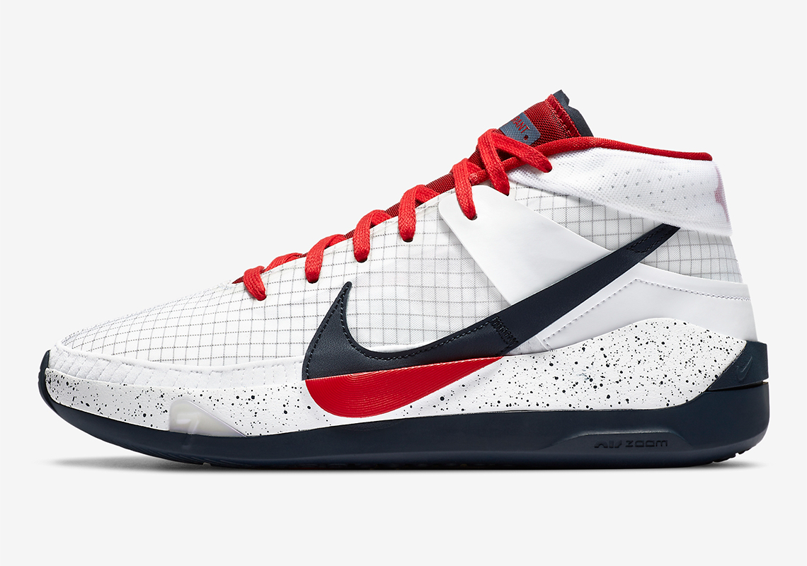 Nike Kd 13 White Black Red Ci9949 101 2