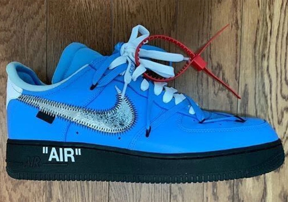 Nike Athlete Receives Off-White x Nike Air Force 1 Low "MCA" With Black Soles