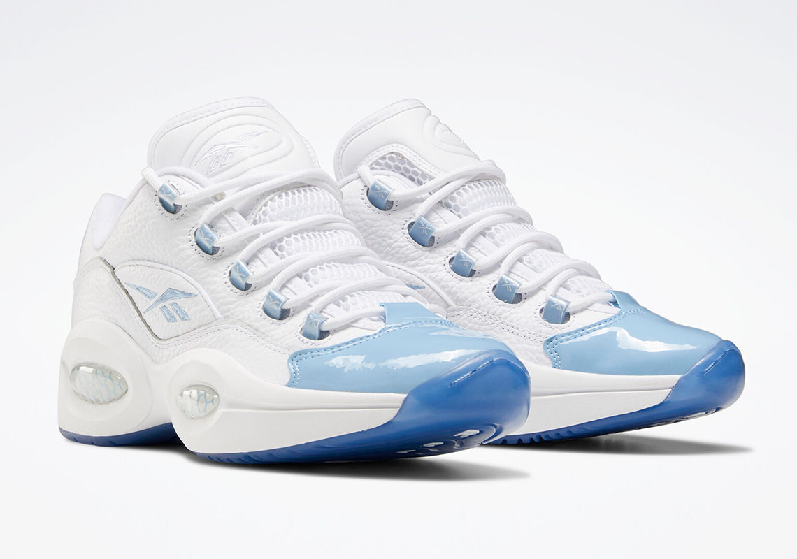 Reebok Question Low White Blue Patent Fx5000 6