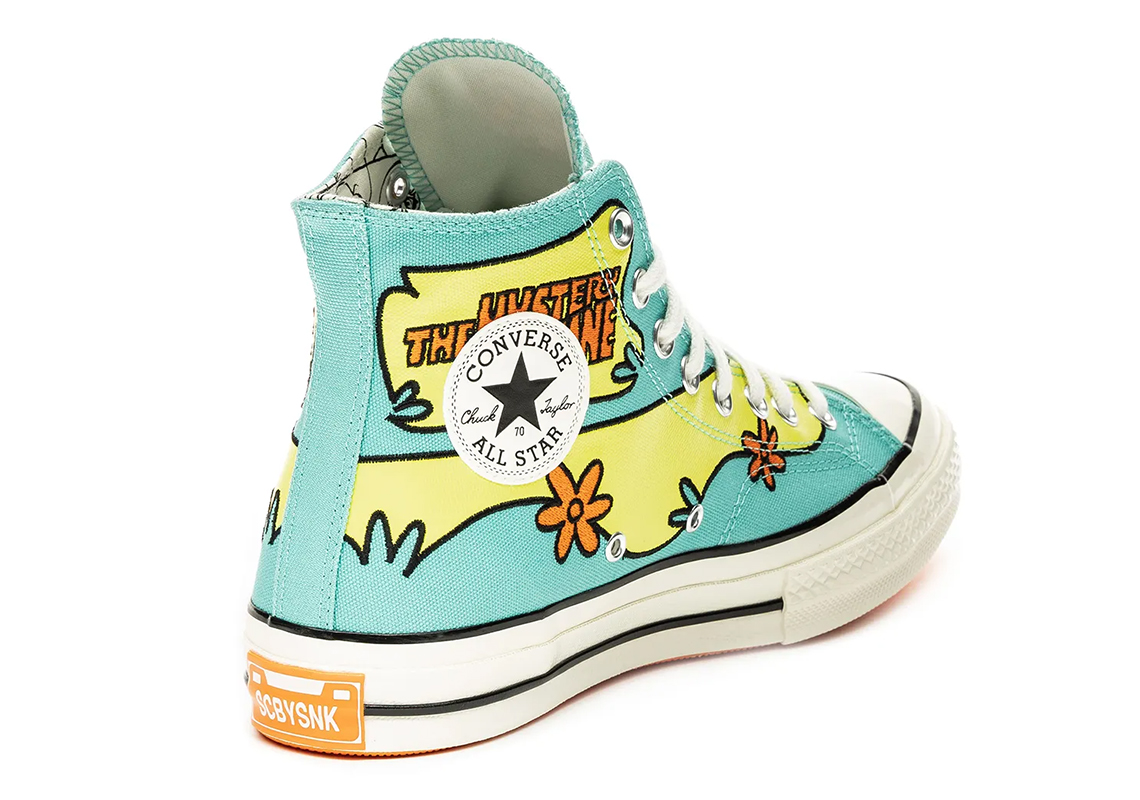 Scooby Doo Converse Chuck 70 Hi Blue Green 3