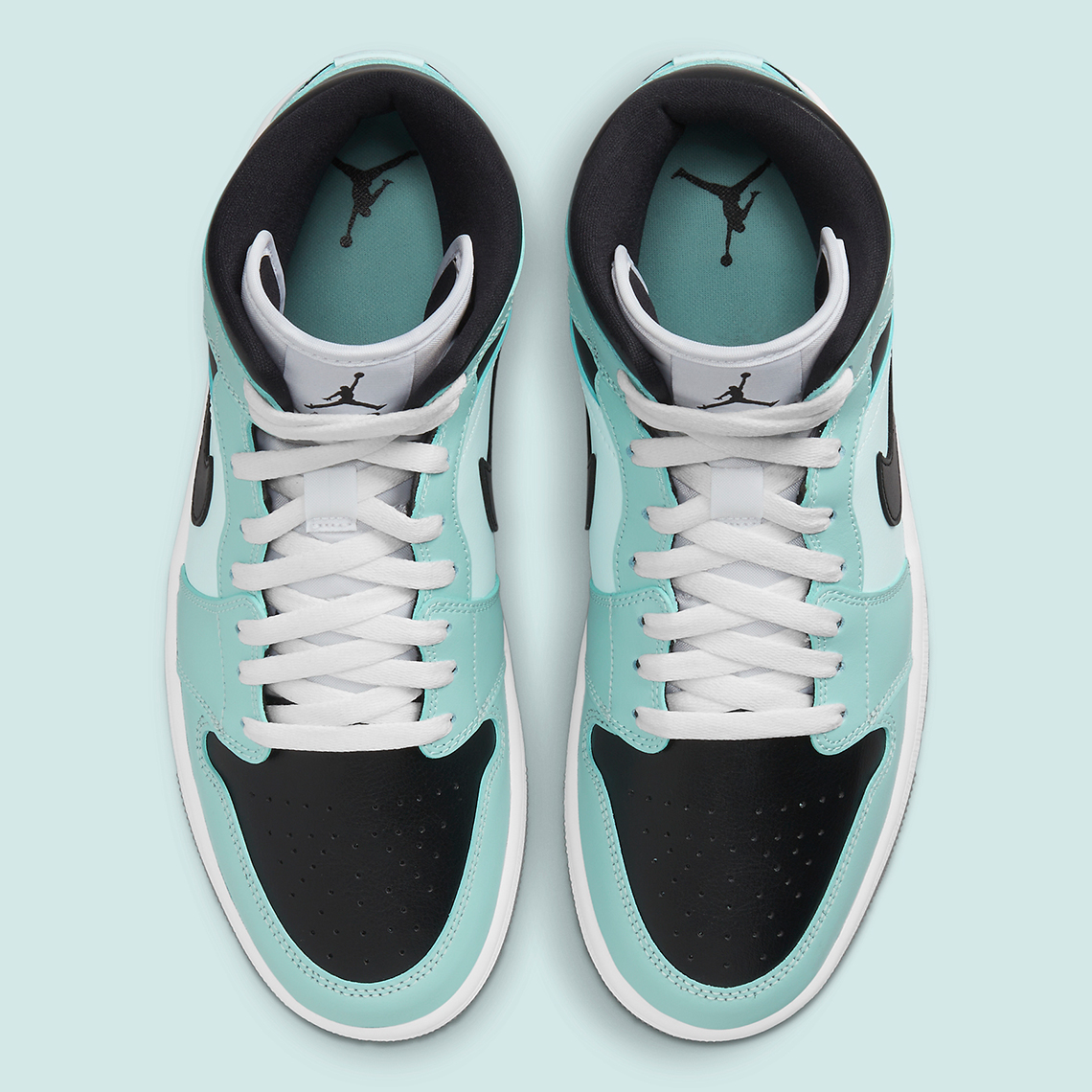 Air Jordan 1 Mid Teal Tint Bq6472 300 5