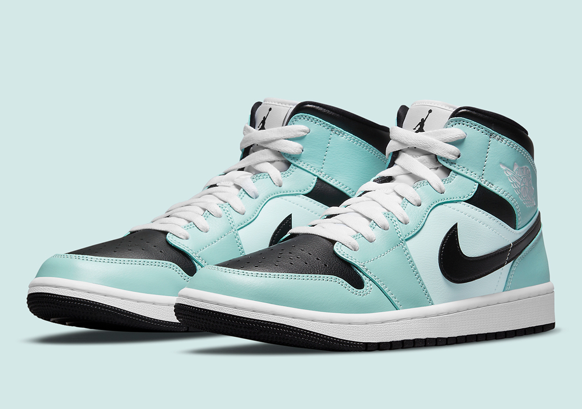 The Air Jordan 1 Mid For Women Gets Spruced Up With An Aqua Blue Tint