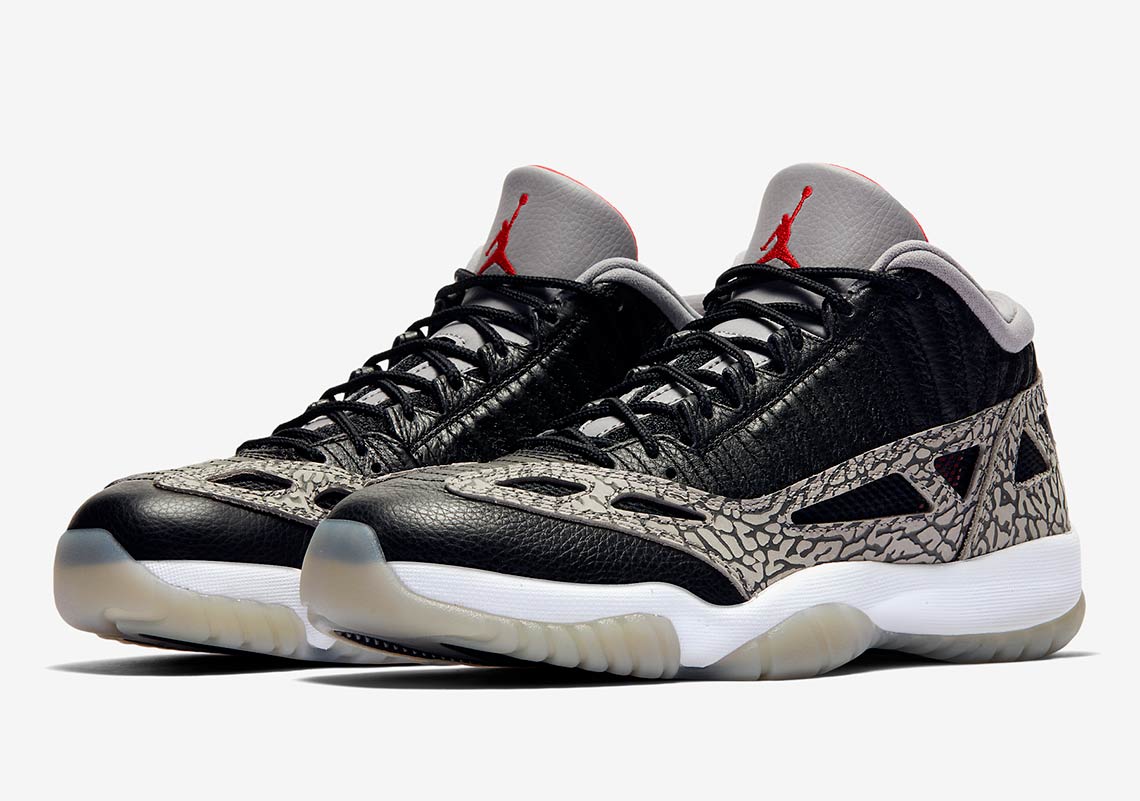 The Air Jordan 11 Low IE Returns In "Black Cement"