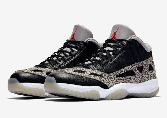 The Air Jordan 11 Low IE Returns In “Black Cement”