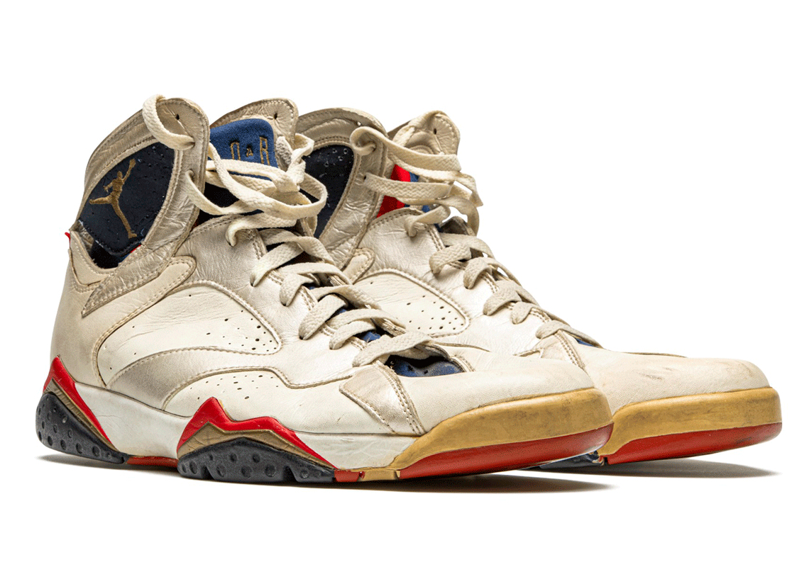 Air Jordan 7 Olympic Game Worn Original Air 3