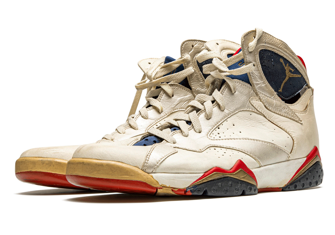 Air Jordan 7 Olympic Game Worn Original Air 4