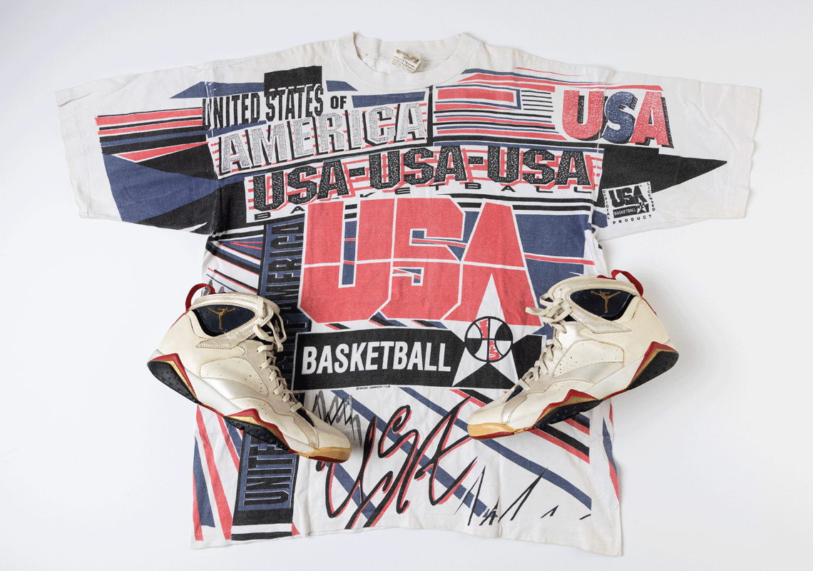 Air Jordan 7 Olympic Game Worn Original Air 8