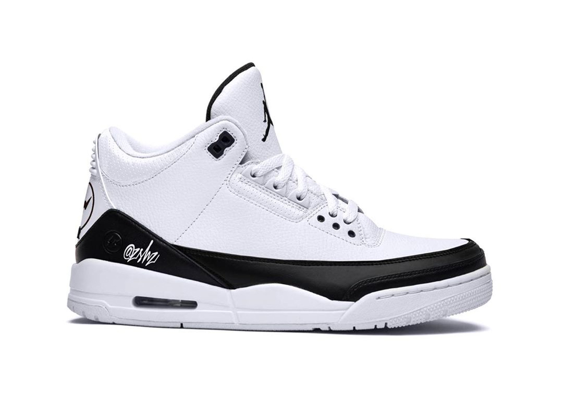 Fragment Air Jordan 3 Black White Release Info 2