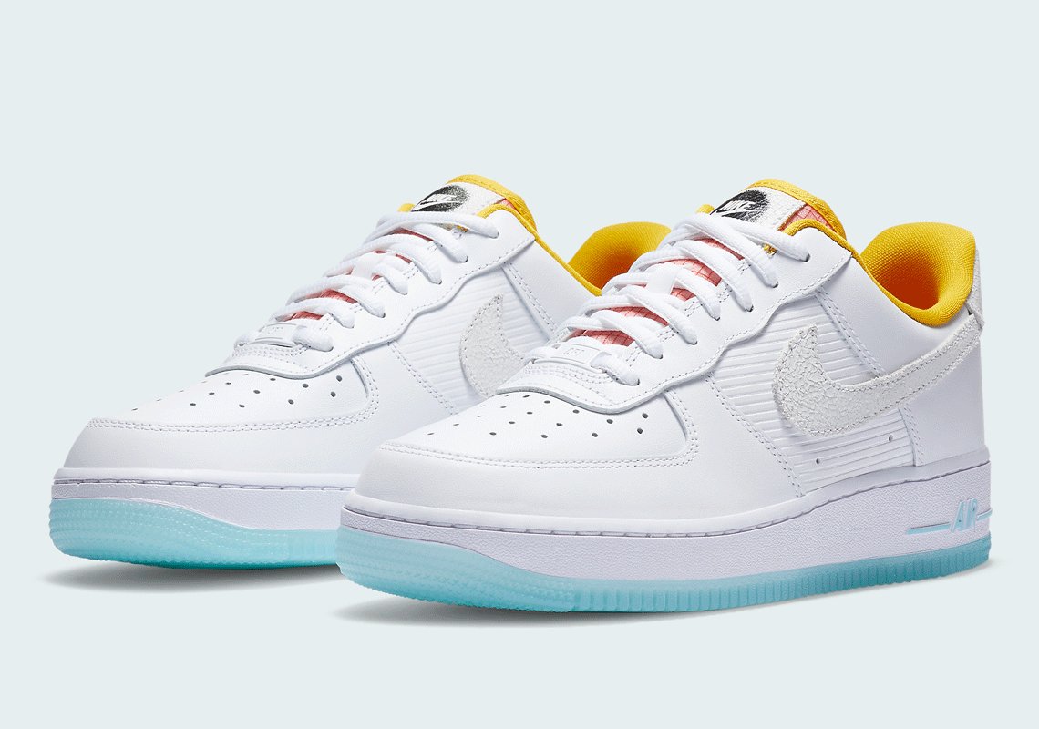 Nike Adds Cracked Leather And TPU Tongues To This Women's Air Force 1