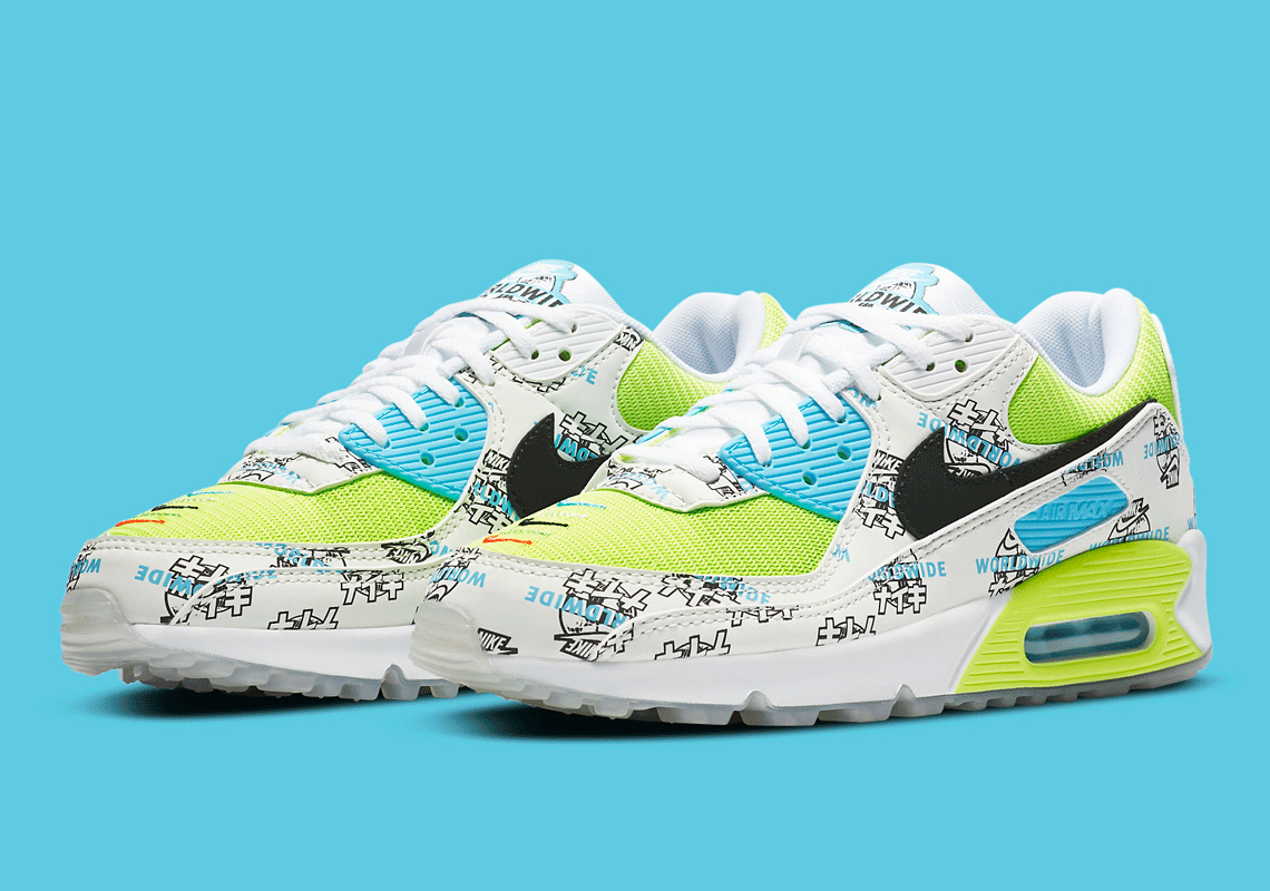 The Nike Air Max 90 “Worldwide” Closes In On Japan With Katakana Type