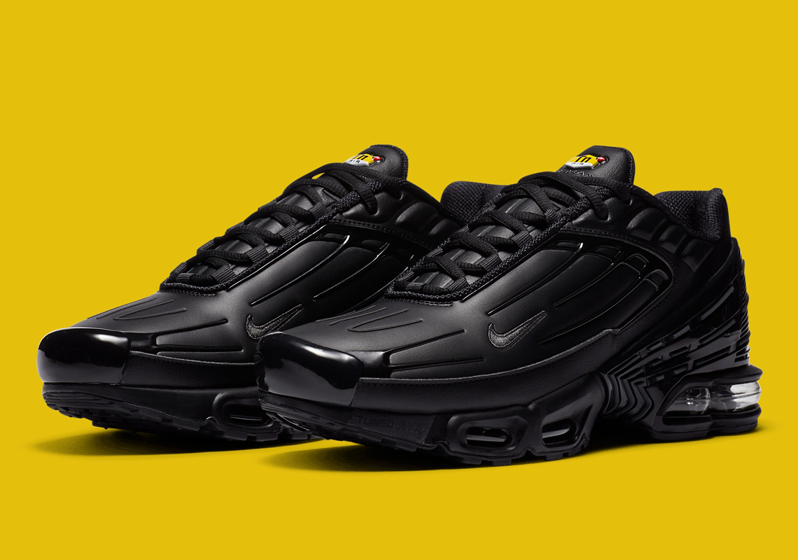 The Nike Air Max Plus 3 Is Landing Soon In Triple Black Leather