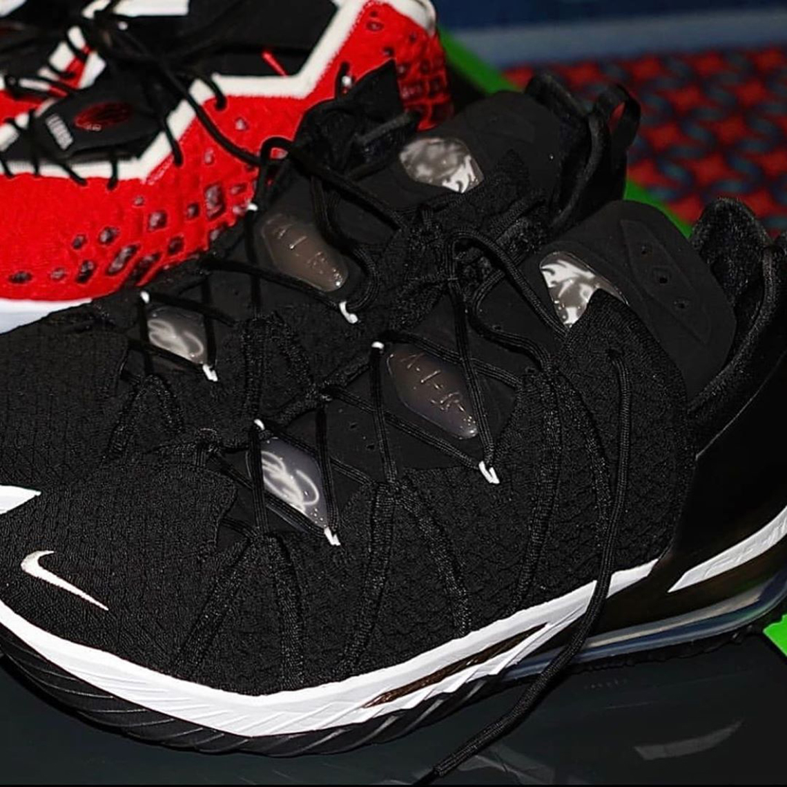 Nike Lebron 18 Black White Release Info