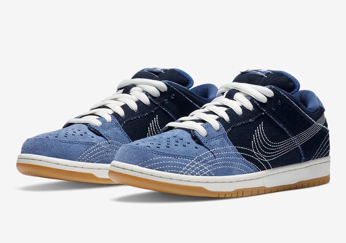 Nike Sb Dunk Low Sashiko Cv0316 400 4 1